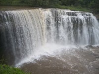 Salmon Creek from Ludlowville Falls to Cayuga Lake in New York, shown in American Whitewater route context.