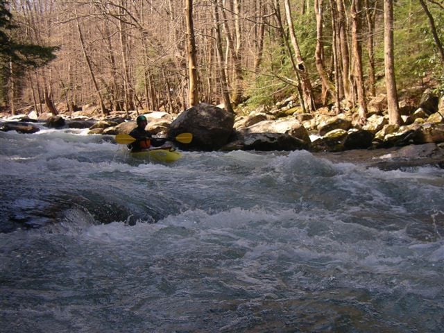 (MN) Riding through some rapids at Lower Big Creek