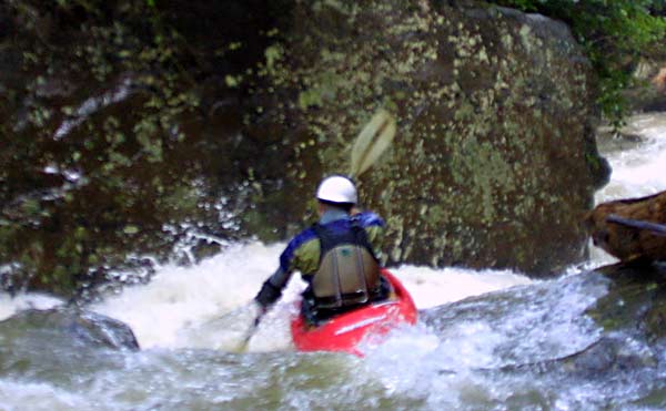 S-Turn Rapid - entrance boof from upstream