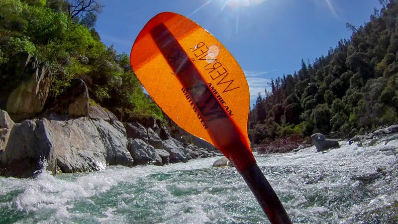 Entering the first rapid