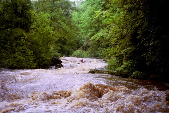 second slide below the falls