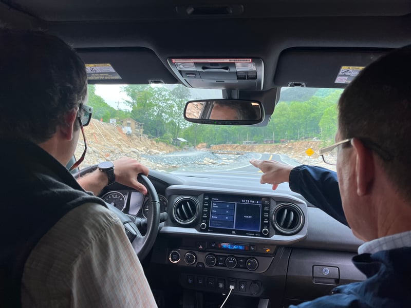 DOT discussing temporary road