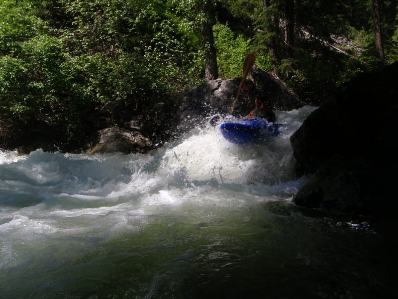 Boofing in the Steeps