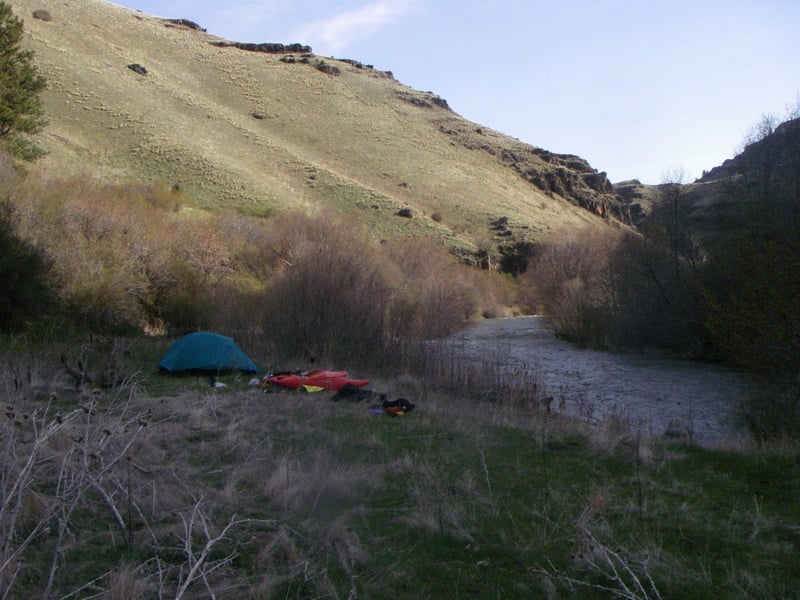 Camp on Joseph Creek