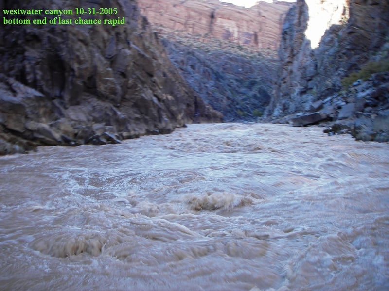 Below Last Chance Rapid