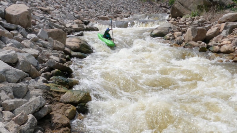 Boulder Creek @04. Blue Bridge to Eben G Fine Park