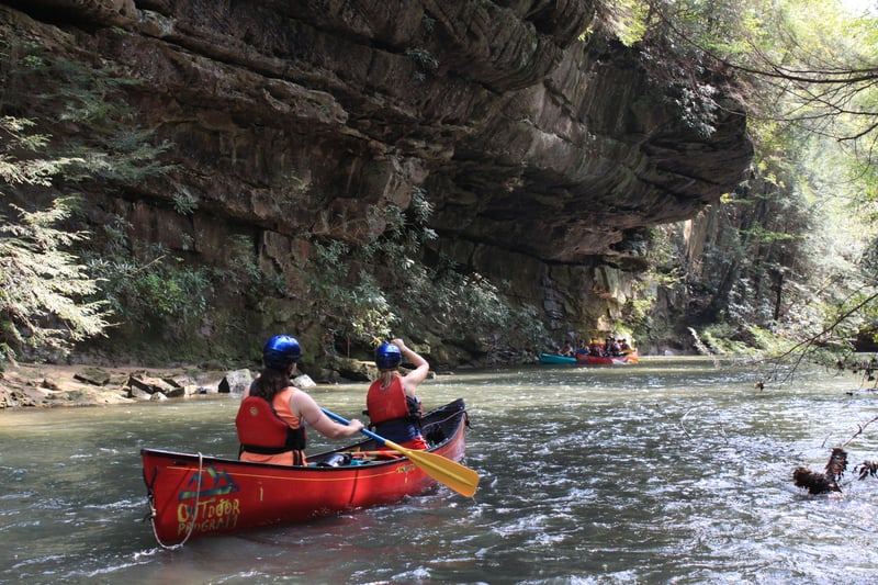 UT Outdoor Program spring trip, led by Randy Bigbee