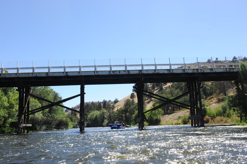 Bridges Just Upstream of Iron Gate Access