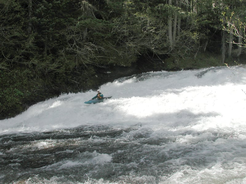 Slide, midway through run