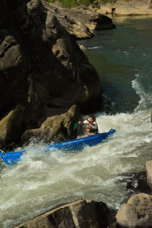 Canoeing Devils Jump