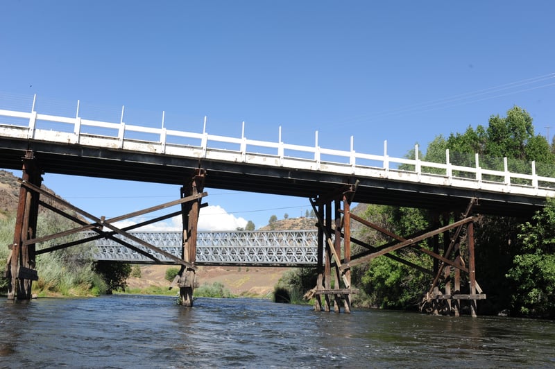 Bridges Just Upstream of Iron Gate Access