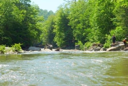 River Level View of Strainer