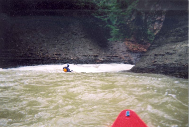 Heading into The Flume!