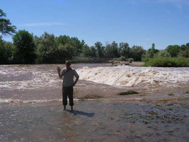 tom at the hole