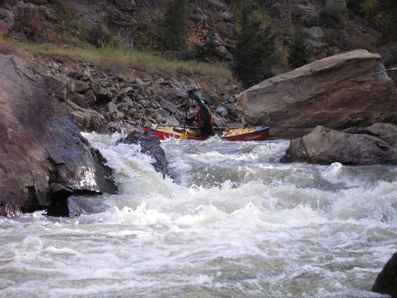 Avalanche from the eddy