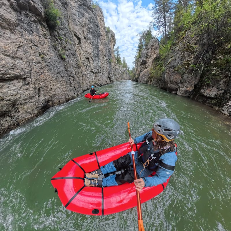 Flat but very swift water at 730cfs