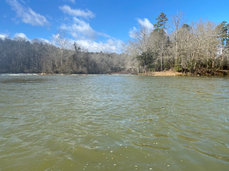 Below put in at Holiday Dam