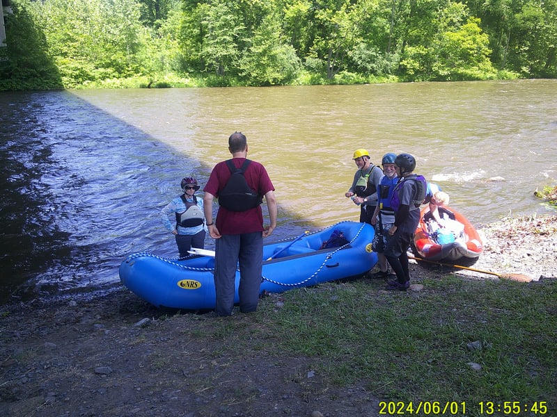 Lunch at Keyser, WV river access