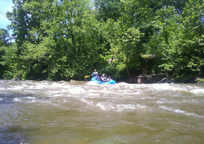 Raft Approaching Kelly's