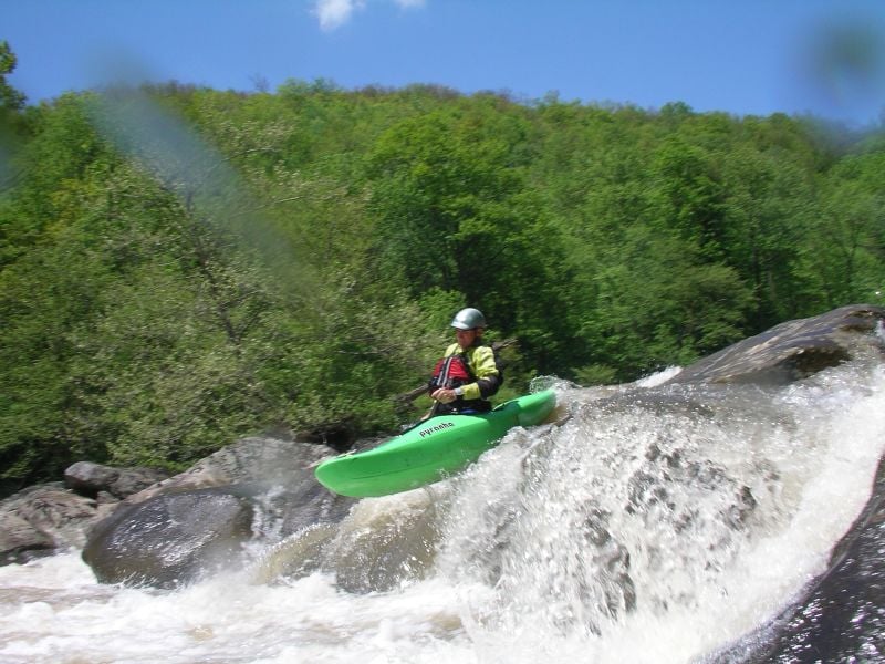 Bernie dropping the Weir