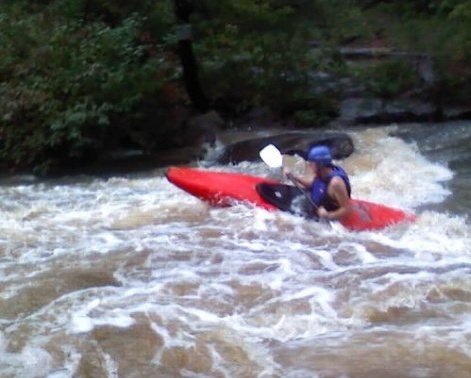 Line Creek around 400 cfs