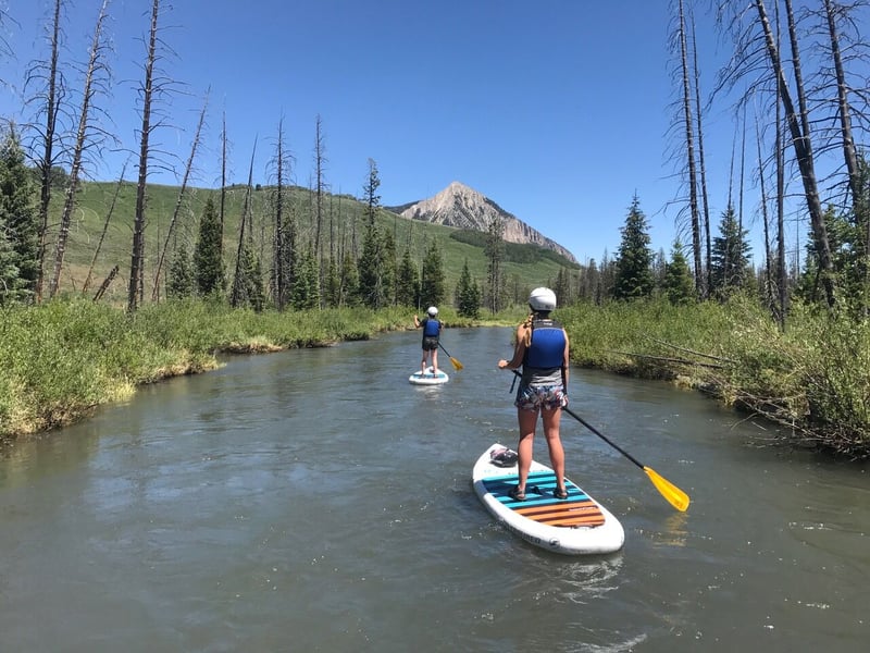  on Slate River @02. Oh Be Joyful Campground to Skyland Bridge 