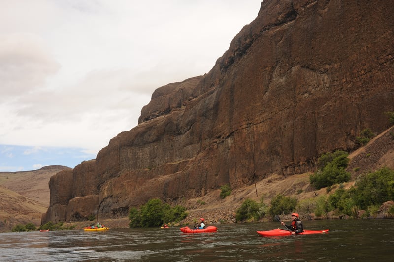 Canyon Wall Near River Mile 59
