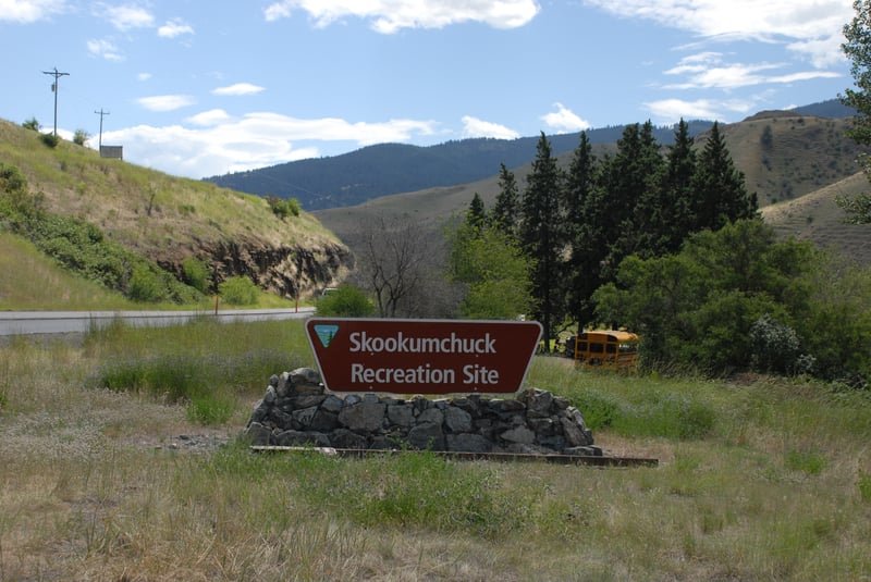 Skookumchuck Recreation Site Sign