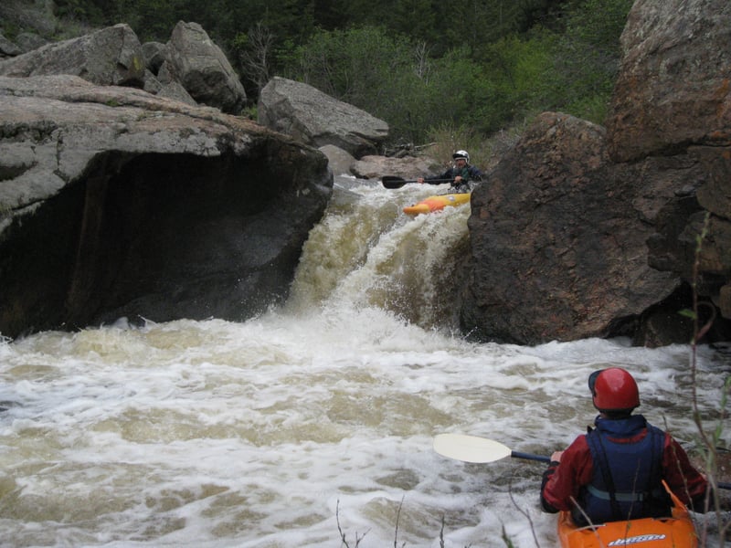 Falls at more normal level.