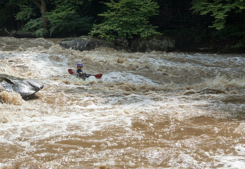one of the first rapids on peters