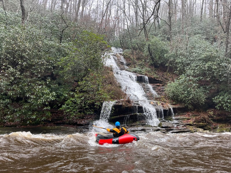 Ferry at the Side Falls