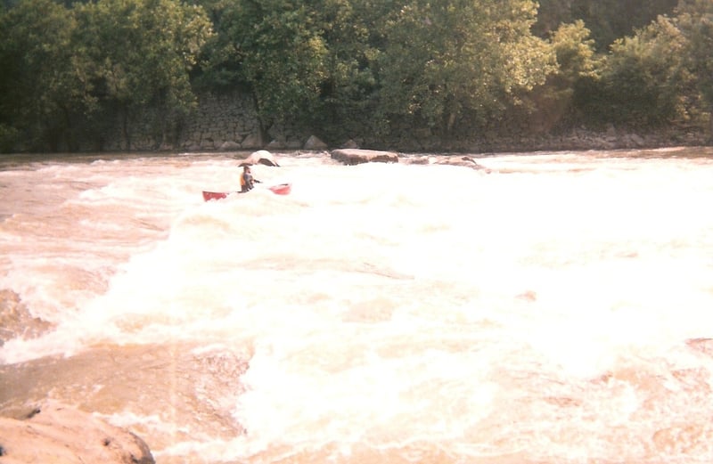 Adam Goshorn runs Balcony Falls on the James River, VA