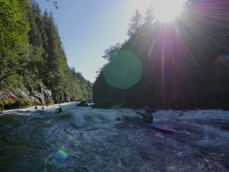  on Santiam, Middle @2. Green Peter Dam to Foster Reservoir