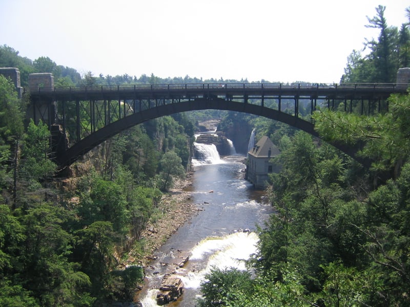 Bridge at Ausable Chasm