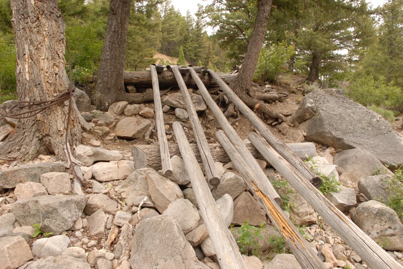 Yankee Fork River Access Raft Slide