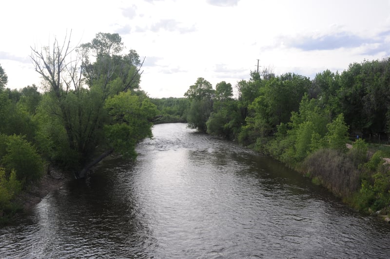 Poudre River in Fort Collins