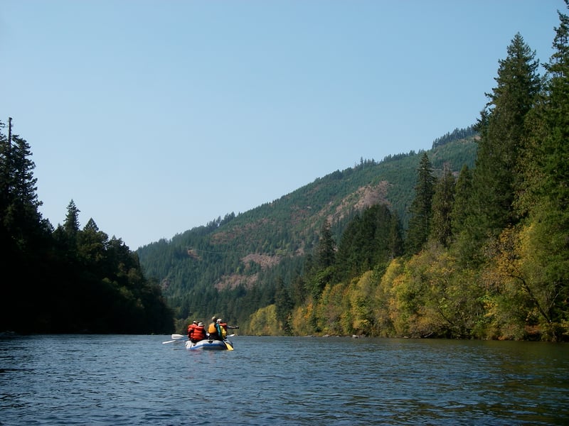 Rafting on the McKenzie