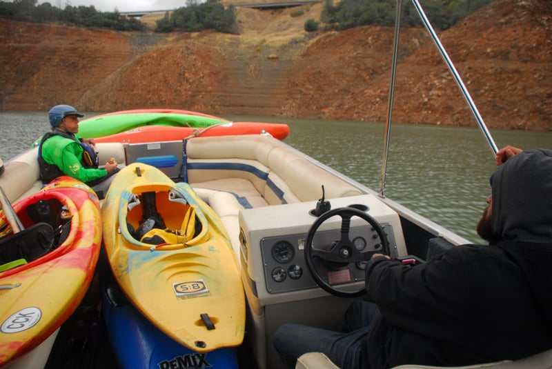 Shuttle Out on the Reservoir