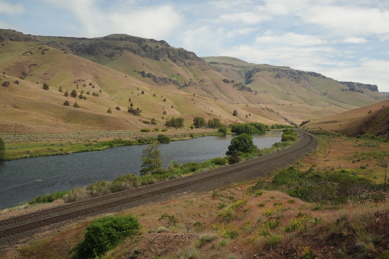 Looking Upriver Near Dixon Camp