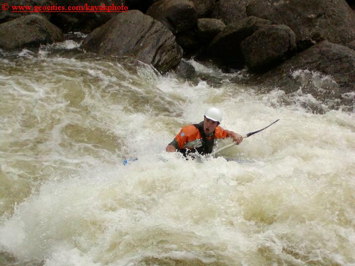 Surfing below Dragon's Tooth