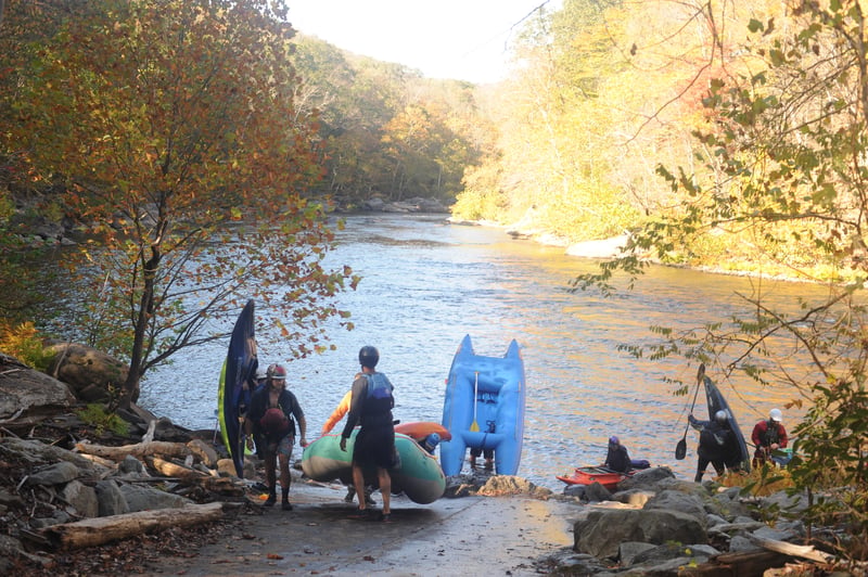 Access Ramp at Bruner Run Take-Out