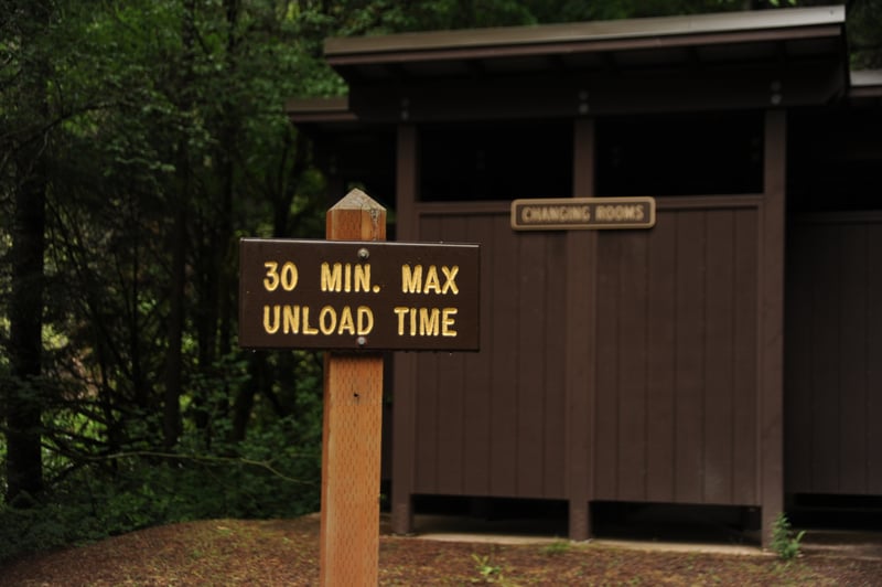 Changing Area at Boulder Flat Access