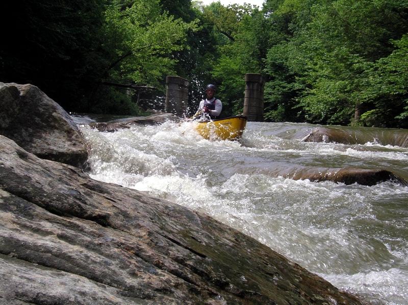 Open boating the Laurel Creek