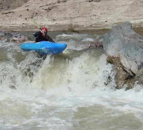 Hal Brooks on Verde Falls at 266 cfs