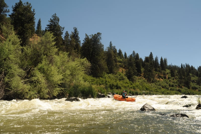 Rapids on the Keno Reach