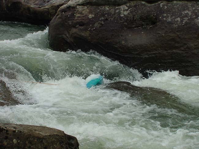 Pinned boat mid pull