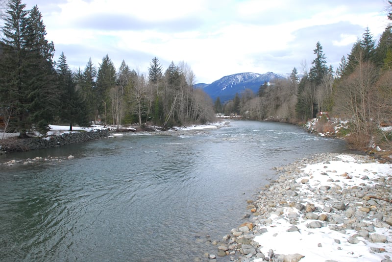 View From NE Index Creek Road Bridge