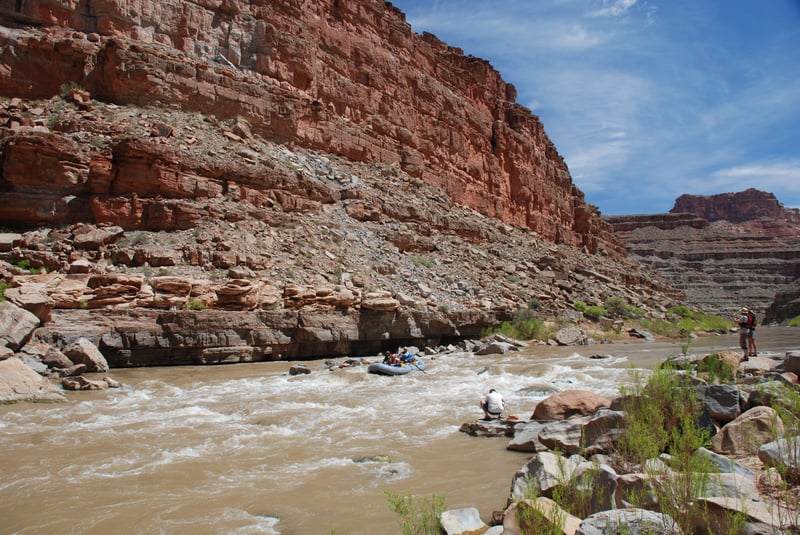 Raft Run Through Government Rapid
