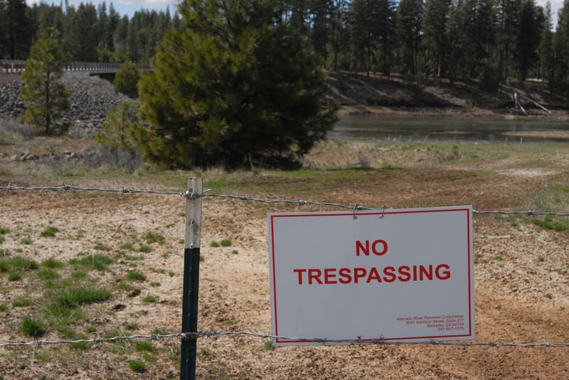 No Trespassing Sign