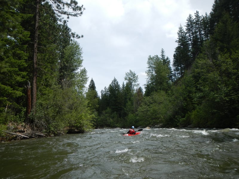 Rapids on the upper section